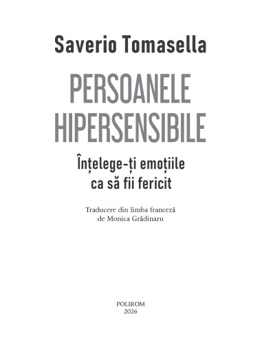 Persoanele hipersensibile
