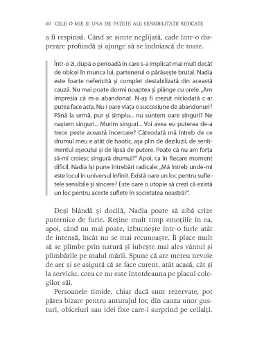 Persoanele hipersensibile