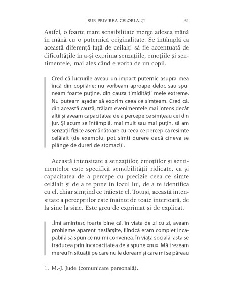 Persoanele hipersensibile
