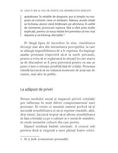 Persoanele hipersensibile