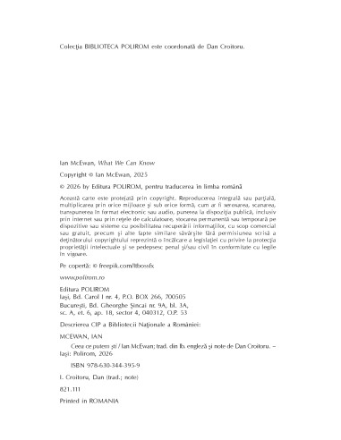 Ceea ce putem şti