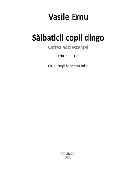 Sălbaticii copii dingo