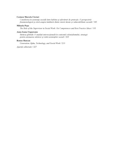 Revista de asistenţă socială. Nr. 4/2025