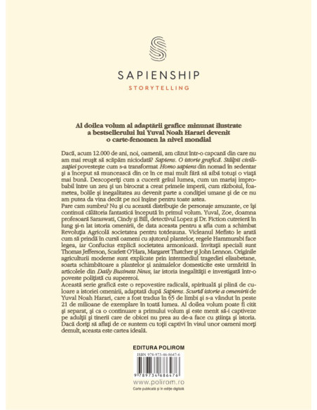 Pachet promoţional Sapiens. O istorie grafică