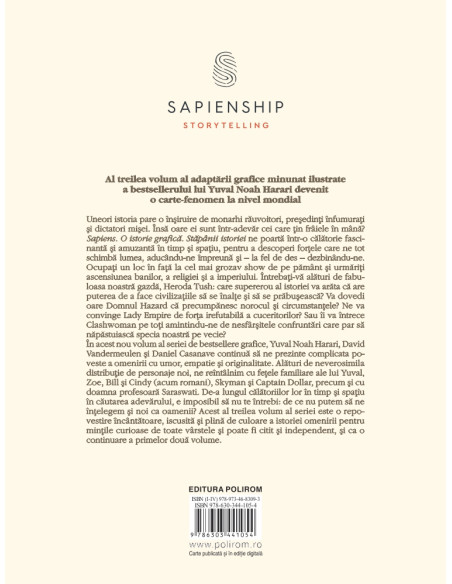 Pachet promoţional Sapiens. O istorie grafică