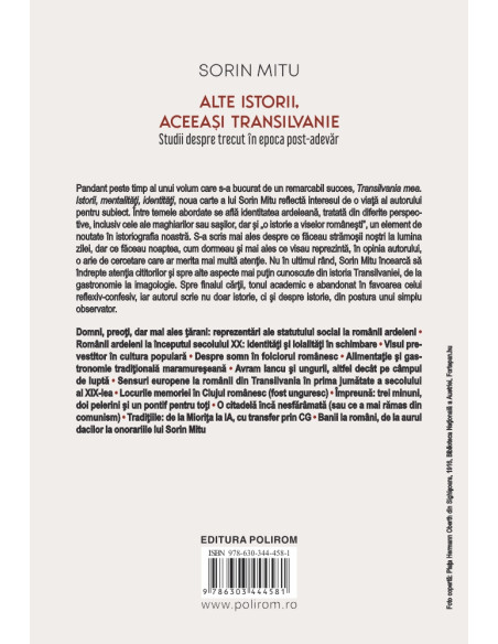 Alte istorii, aceeaşi Transilvanie
