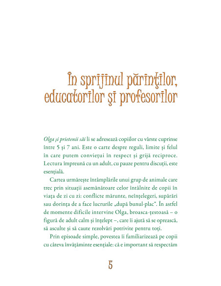 Poveşti de educaţie juridică. II. Olga şi prietenii săi
