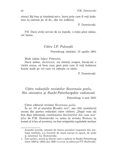 Scrisori II (1860-1868)