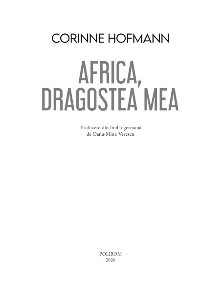 Africa, dragostea mea