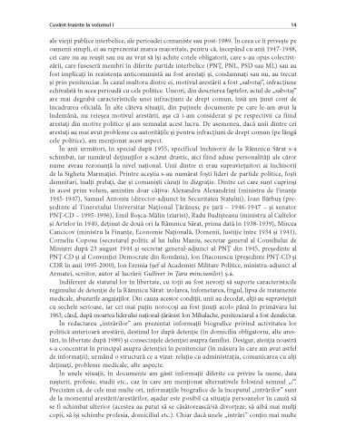 Detenţia politică în „Închisoarea...