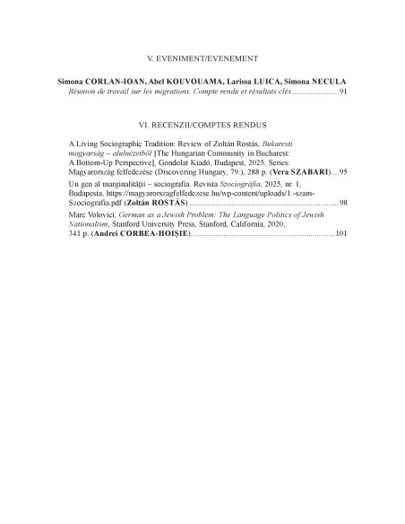 Psihologia socială. Buletinul Laboratorului Psihologia câmpului social 57 (I)/2026
