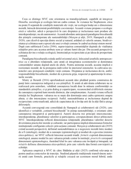 Revista de asistenţă socială. Nr. 2/2026