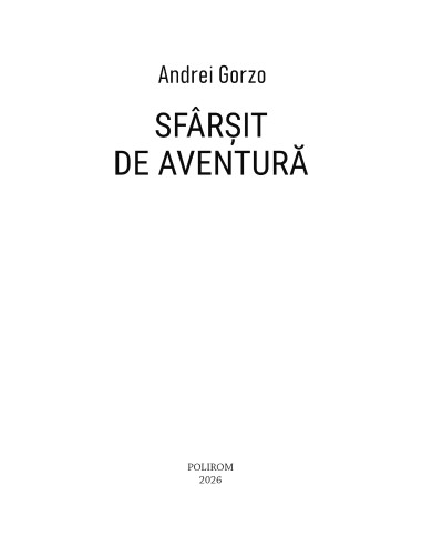 Sfârşit de aventură