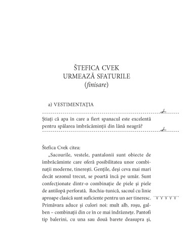 Štefica Cvek în vâltoarea vieţii