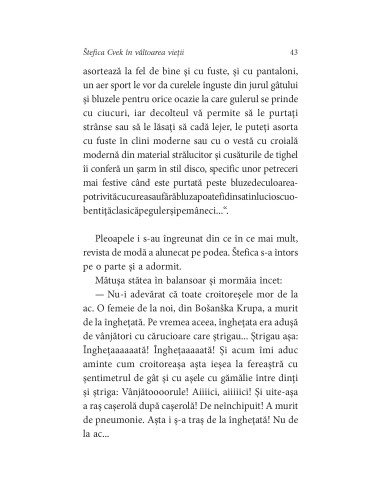 Štefica Cvek în vâltoarea vieţii