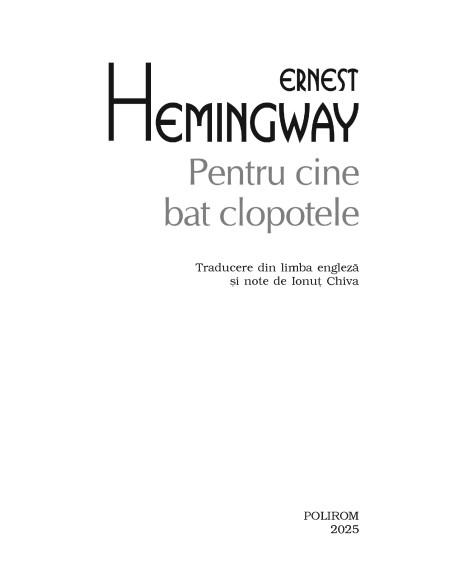 Pachet promoţional Hemingway