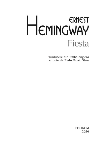 Pachet promoţional Hemingway