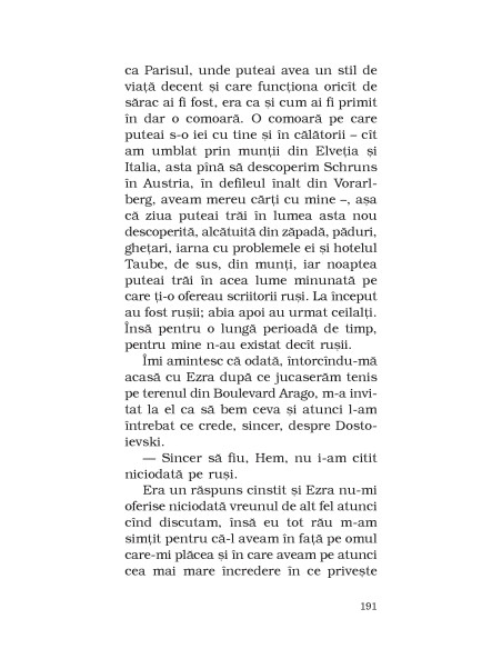 Pachet promoţional Hemingway