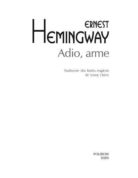 Pachet promoţional Hemingway