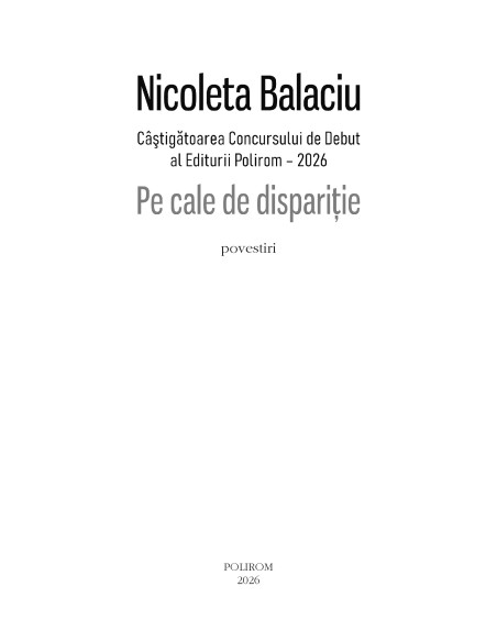 Pe cale de dispariţie