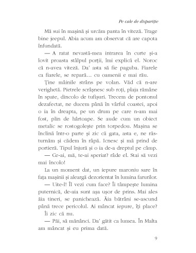 Pe cale de dispariţie