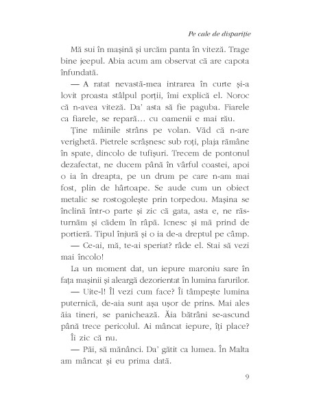 Pe cale de dispariţie