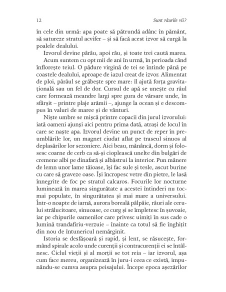 Sunt râurile vii?