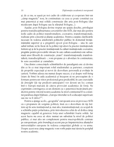 Diplomaţia academică europeană