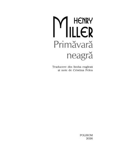 Primavară neagră