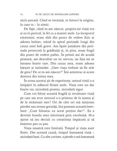 50 de lecţii de minimalism japonez...