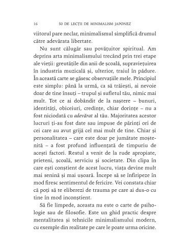 50 de lecţii de minimalism japonez...