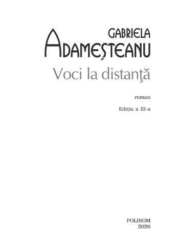 Voci la distanţă