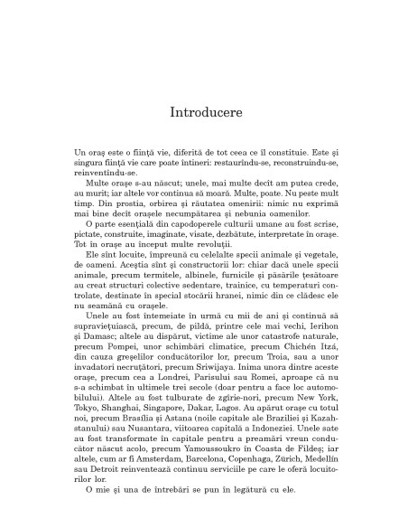 Istoriile şi scenariile de viitor ale oraşelor