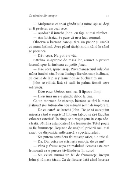Ce rămâne din noapte