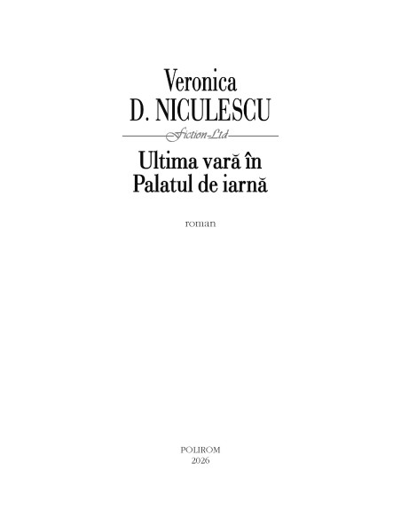Ultima vară în Palatul de iarnă