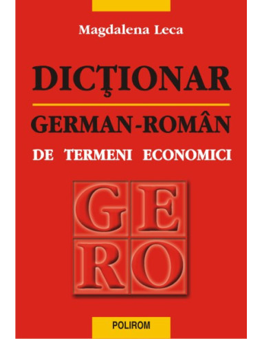 Dicționar german-român de termeni economici 