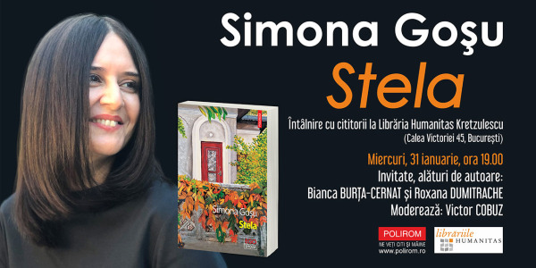 Simona Goșu, Stela: întâlnire cu cititorii la Librăria Humanitas Kretzulescu