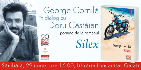 George Cornilă în dialog cu Doru Căstăian pornind de la romanul Silex