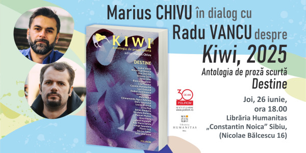 Marius Chivu în dialog cu Radu Vancu la Librăria Humanitas Constantin Noica Sibiu