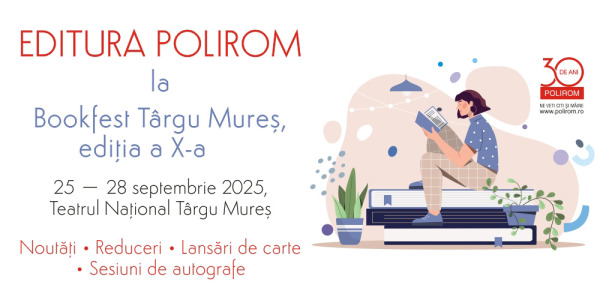 Editura Polirom la Bookfest Târgu Mureș, ediția 2025
