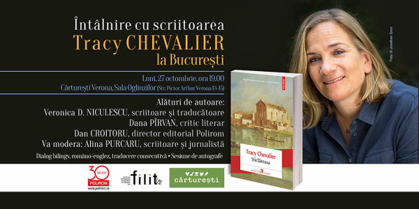 Întâlnire cu scriitoarea Tracy Chevalier la București