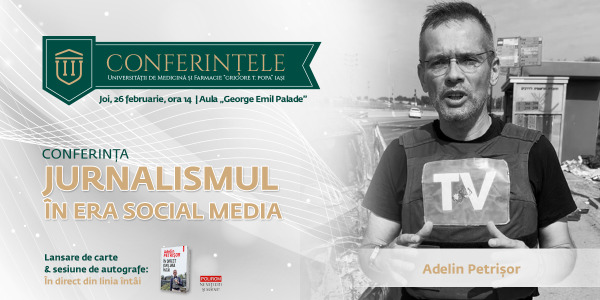 Adelin Petrișor la Universitatea de Medicină și Farmacie Grigore T. Popa din Iași