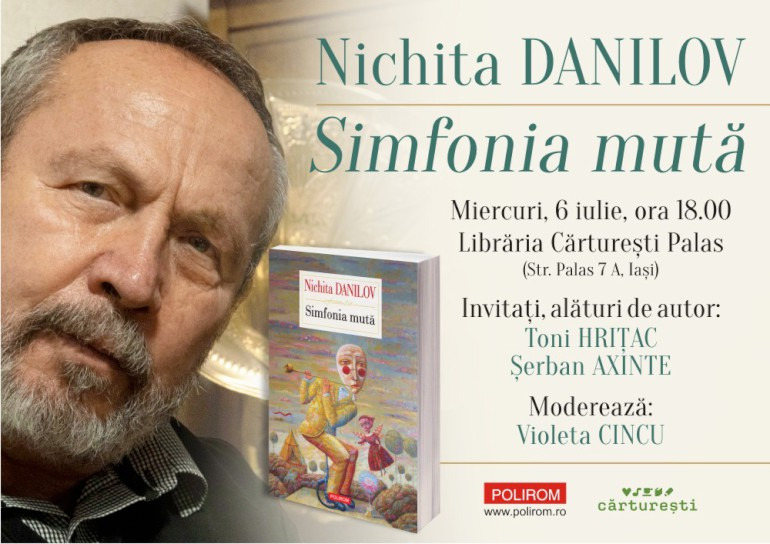 Întâlnire cu Nichita Danilov la Librăria Cărturești Palas Iași: Simfonia mută