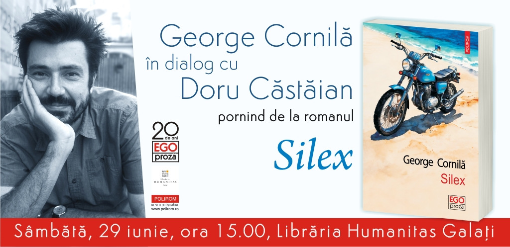 George Cornilă în dialog cu Doru Căstăian pornind de la romanul Silex