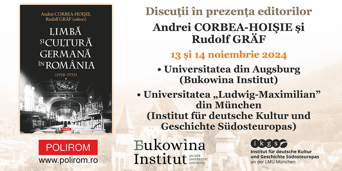 „Limbă și cultură germană în România (1918-1933)”: discuții în prezența editorilor la Augsburg și München