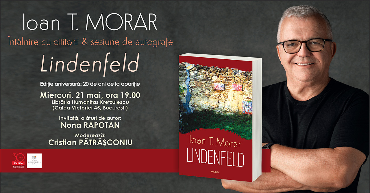 Ioan T. Morar, întâlnire cu cititorii: ediție aniversară Lindenfeld, 20 de ani de la apariție