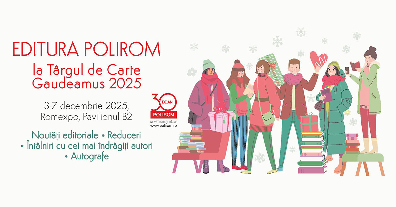 Editura Polirom la Gaudeamus 2025. Programul de evenimente