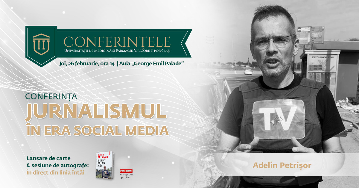 Adelin Petrișor la Universitatea de Medicină și Farmacie Grigore T. Popa din Iași