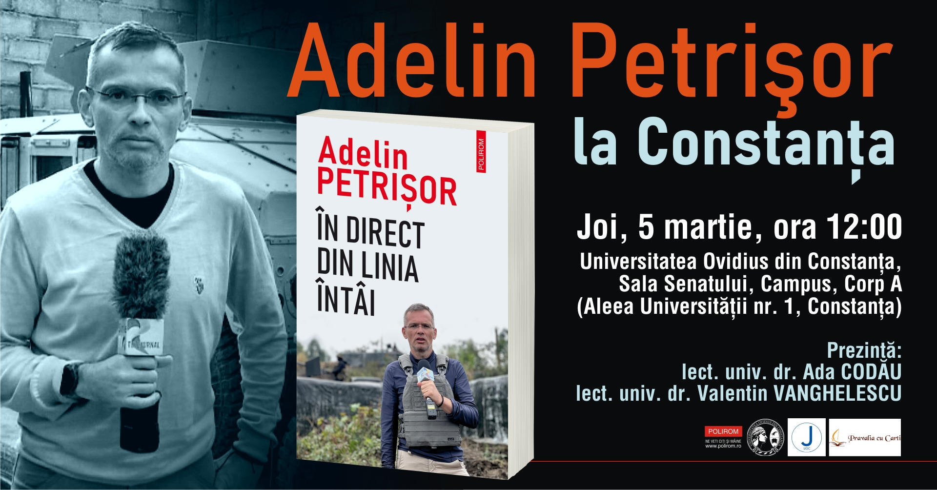 Adelin Petrișor la Universitatea Ovidius din Constanța