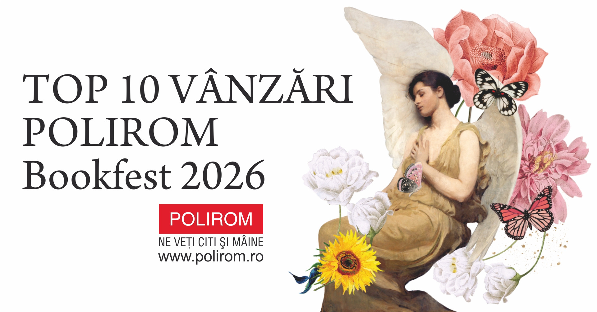 TOP 10 VÂNZĂRI EDITURA POLIROM LA BOOKFEST 2026